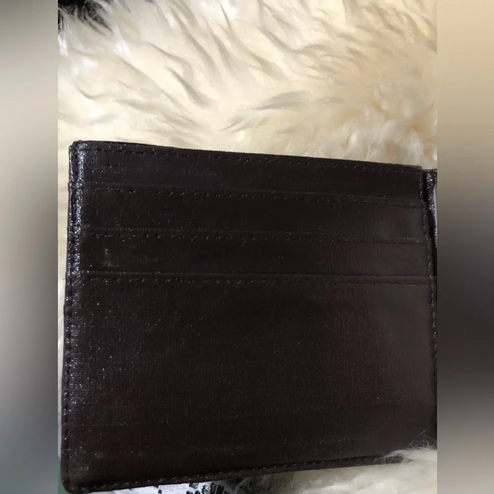 Vintage Pierre Cardin EEL-SKIN Men’s Leather Bi-Fold Wallet NEW in Box!!
